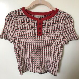 Urban Outfitters Harbor Henley Sweater Tee ASO Riverdale’s Cheryl Blossom